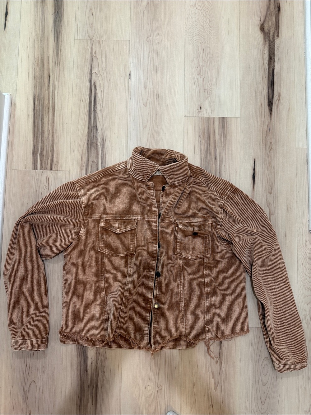 Distressed Corduroy Jacket